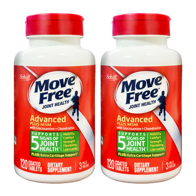 movefree氨糖软骨素120粒*2瓶