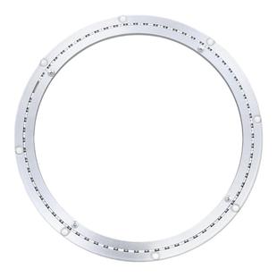 铝合金静音餐桌转盘底座轴承圆桌旋转圆盘玻璃大理石实木轨道转芯