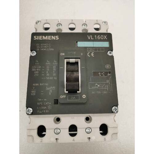 全新VL160X塑壳断路器3VL1725-1DA3—议价