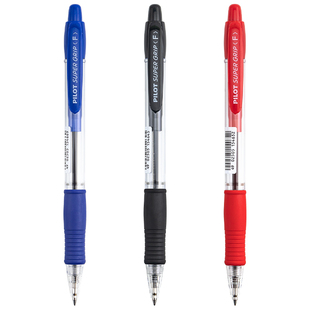 PILOT百乐BPGP10RF按动圆珠笔0.7mm子弹头原子笔黑红蓝办公学生用