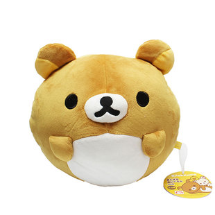 日本san-x rilakkuma正版轻松小熊抱枕轻松熊公仔玩偶毛绒玩具