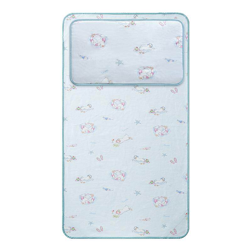 嫚熙婴儿凉席天丝苎麻凉席宝宝专用凉垫婴儿床凉席幼儿园午睡凉席