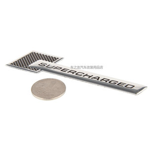 汽车涡轮增压标机械增压车标SUPERCHARGED改装车贴车身尾标侧标贴