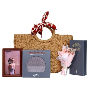 KRRAMEL【生日礼物】礼盒松塔梳子送闺蜜生日礼物女生实用