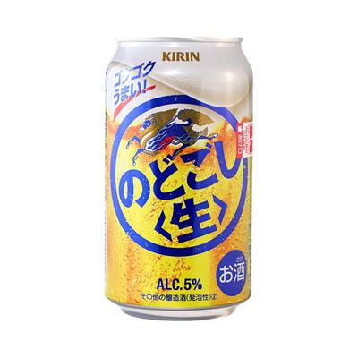 日本原装进口麒麟KIRIN豪族生啤酒精酿超爽生啤酒罐装350ml1/24罐