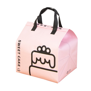 4寸6寸8寸10寸一次性生日蛋糕盒保温袋铝箔手提外卖包装保鲜定制