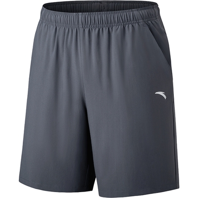 安踏男梭织速干透气跑步运动短裤