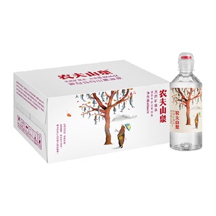 农夫山泉饮用天然水运动盖设计400ml*24瓶/箱