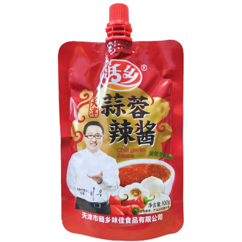 适乡蒜蓉辣酱100g天津随乡烤冷面