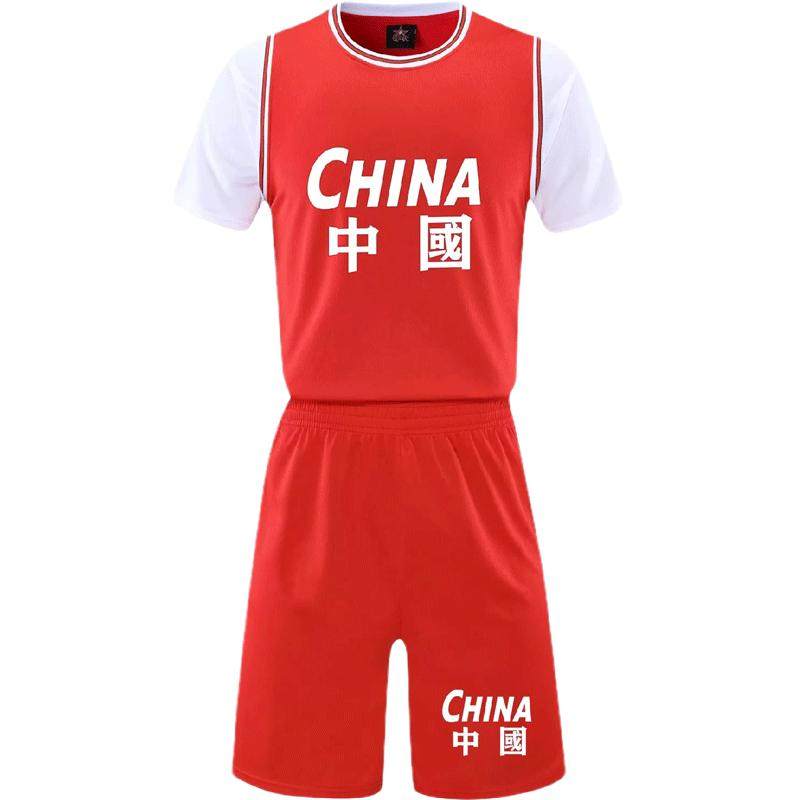 儿童篮球服定制短袖套装表演