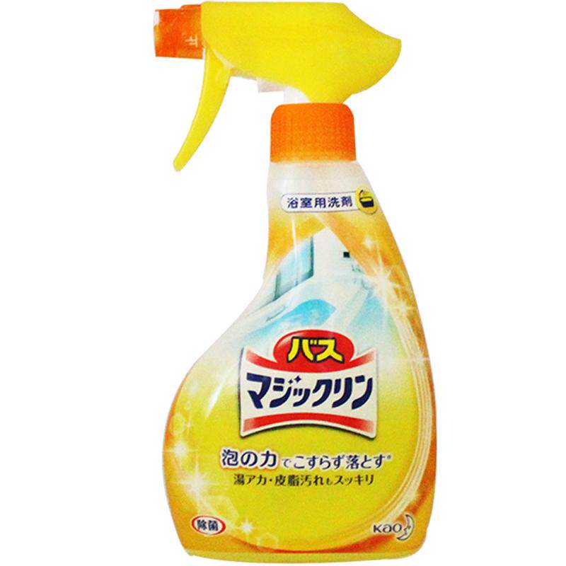 日本花王浴室浴缸瓷砖多用途清洁剂泡沫喷雾除霉去除水垢污垢除菌