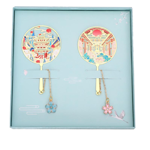 山西特色景点书签平遥古城云冈石窟金属旅游纪念品礼物定制刻字