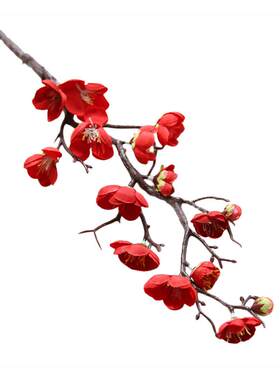 仿真摆件四季花海梅花腊梅装饰