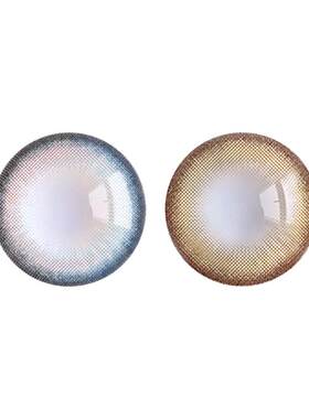 小黑环美瞳半年抛小直径14mm自然隐形眼镜13.8正品官方旗舰店JD