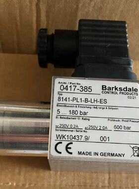 议价Barksdale压力控制器0417-385  8141-PL1-B-LH-ES全新原装现
