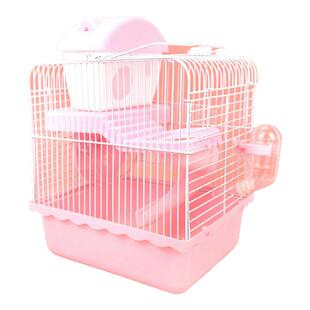 仓鼠笼子木质平台小仓鼠用品金丝熊笼套餐大别墅透明城堡双层窝