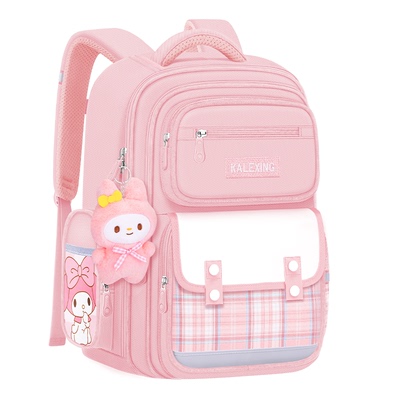 小学生女孩减负护脊双肩包