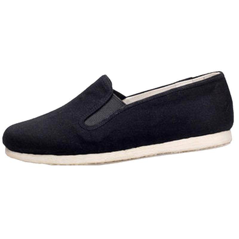 内联升布鞋男鞋北京布鞋非遗手工十字千层底福履送爸爸长辈8305J