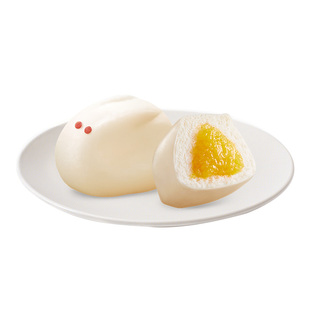 安井玉兔甜包360g整箱卡通奶黄包早餐半成品面食面点速冻包子馒头
