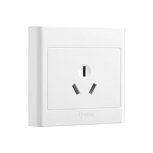 公牛明装插座面板墙上固定多孔16a空调五孔5明线盒超薄家用带开关