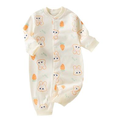 新生婴儿衣服初生纯棉无骨哈衣爬服春秋宝宝和尚服夏季婴儿连体衣