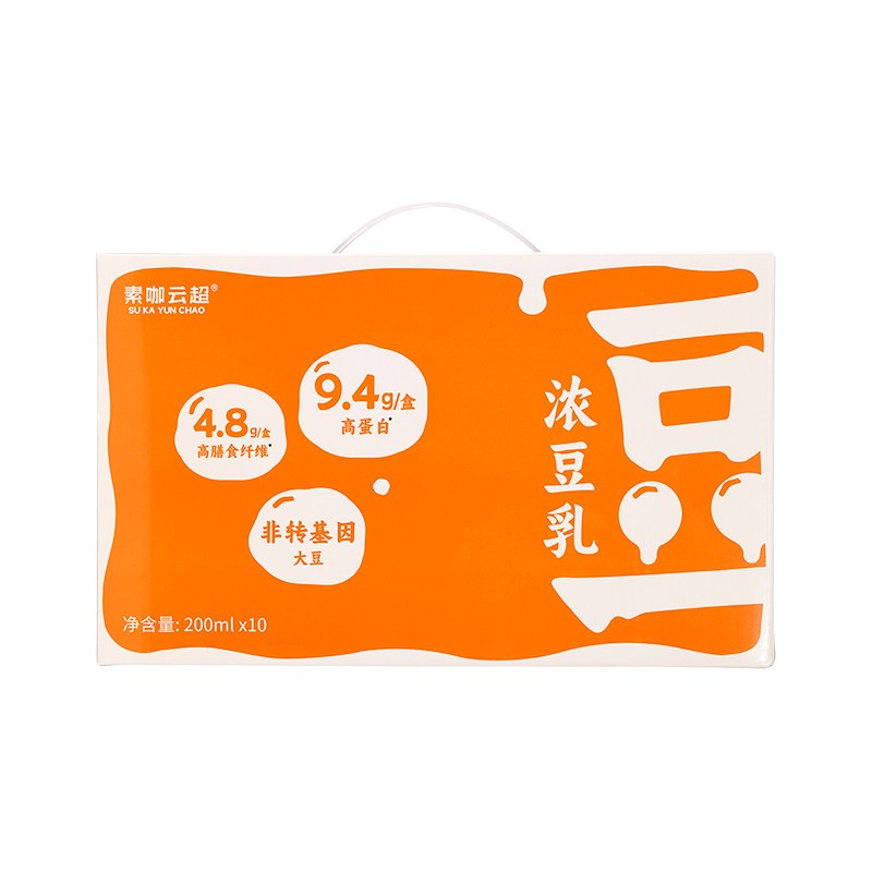 素咖云超浓厚豆乳豆奶素食植物奶