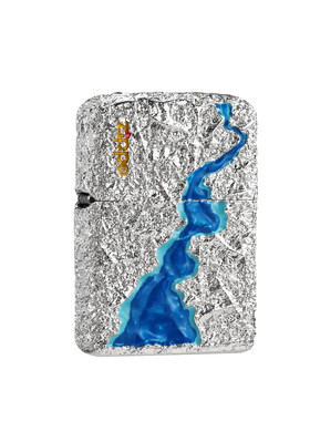 zippo打火机百川归海送男友礼物