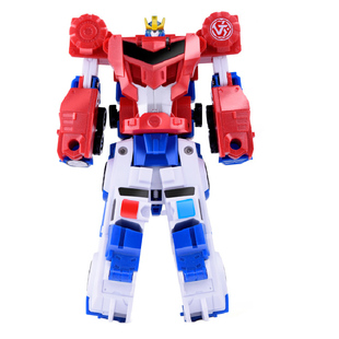 二合一变形战神磁力碰撞合体炫酷机器人金刚模型汽车儿童益智玩具