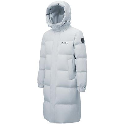 波司登情侣长款连帽羽绒服外套