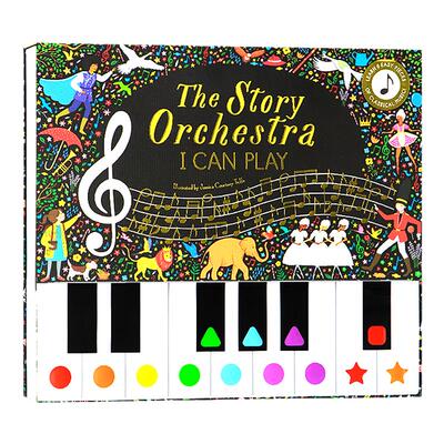 The Story Orchestra I Can Play 我能弹音乐 管弦乐队故事发声书 英文原版绘本 8首简单经典曲目 键盘书 布封精装收藏版进口