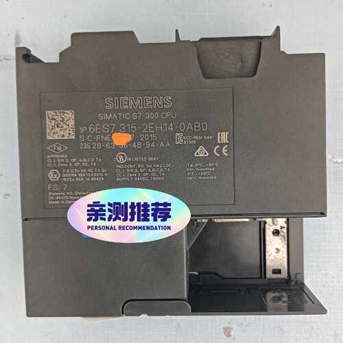 6ES7 315-2EH14-0AB0 西门子S7-300 CPU 工业控制模块