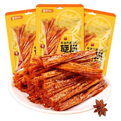 思乡山旋风豆卷辣条湖南特产麻辣零食小吃休闲食品香辣解馋豆腐干