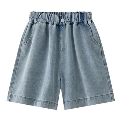 虾酱麻麻冰丝凉感牛仔短裤