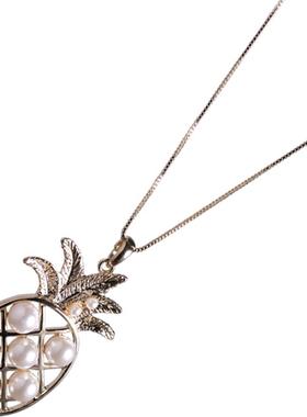 伊泰莲娜日韩风水果元素毛衣链