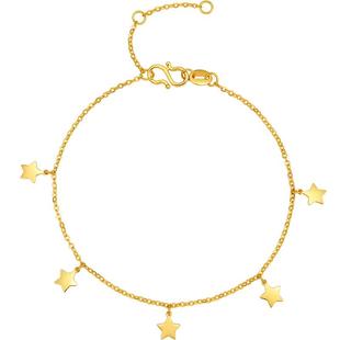 周六福5G黄金星河手链女计价足金巢ing系列手饰送女友新年礼物