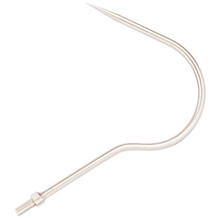 不锈钢搭钩水草钩子钩鱼器抓鱼叉可拆卸8mm通用接头自制手钩创钩