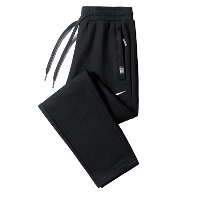 耏克纯棉加绒休闲裤子男大码长裤