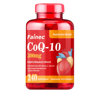 Fainec澳洲泛醇还原型辅酶q10软胶囊官方300mg240粒成人备孕