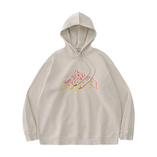 BENPANDA连帽印花卫衣男士套头宽松休闲设计感长袖打底衫春秋新款