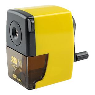 手牌0150削笔器手摇合金滚刀防夹手儿童专用美术生考试不断芯削笔机卷笔刀学生文具办公用品铅笔刀桌面铅笔刨