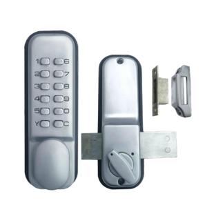 机械密码锁外装庭院防水木门户外铁门玻璃花园栅栏门铝合金大门锁