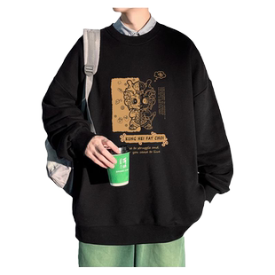 回力重磅长袖T恤男2026春秋季新款潮流百搭休闲打底衫卫衣上衣服