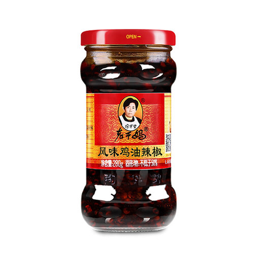 【官方旗舰店】老干妈风味辣子鸡辣椒酱鸡肉酱鸡油辣椒下饭酱拌面