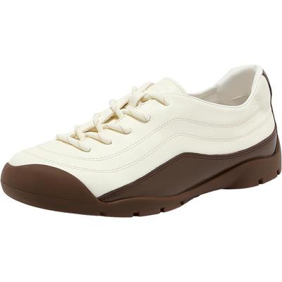 Bata曲奇软酪2025秋商场新款牛羊皮复古德训时尚休闲鞋女AWU23CM5