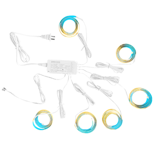 感应手扫橱柜酒柜衣柜cob灯带自粘手办展示柜灯条led免开槽线条灯