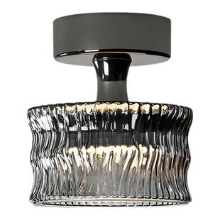 意式极简玻璃过道走廊灯入户玄关门厅灯现代轻奢高级感护眼吸顶灯