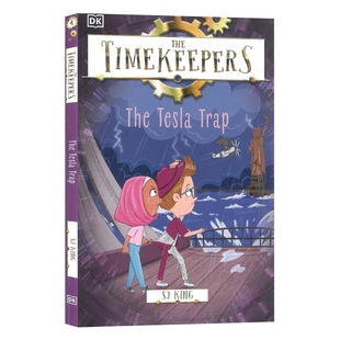 DK 时间守护团 特斯拉陷阱英文原版 The Timekeepers The Tesla Trap 守护者系列历史主题儿童冒险章节桥梁故事书进口书籍