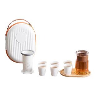 南山先生快客杯一壶三杯旅行茶具套装便携大容量户外泡茶功夫茶具