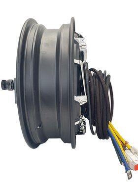 QSMOTOR全顺电机12寸3000WP40H纪念款瓦片版48-96V电摩电动车电机