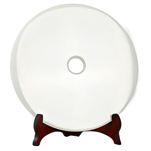 正品天然阿富汗玉平安扣摆件居家摆件客厅摆设玉璧和氏璧玉石摆件